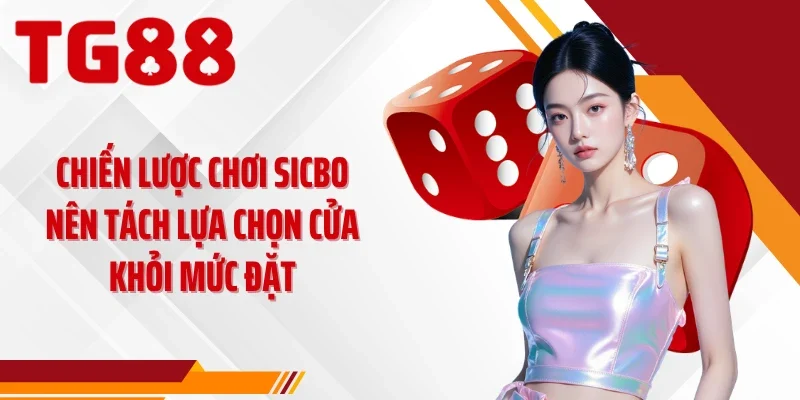Chiến lược chơi sicbo nên tách lựa chọn cửa khỏi mức đặt
