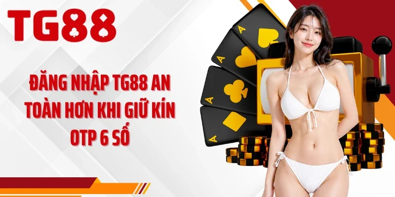 Đăng nhập TG88 an toàn hơn khi giữ kín OTP 6 số
